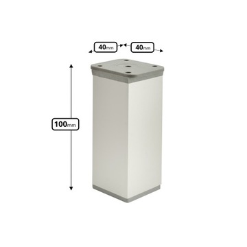 4x МЕБЕЛЬНЫЕ НОЖКИ РЕГУЛИРУЕМАЯ НОЖКА 10 СМ INOX