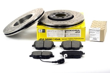 TUNINGOWE Tarcze 288mm + Klocki PRZÓD Skoda Fabia