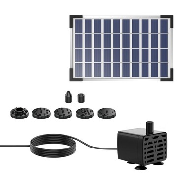 СОЛНЕЧНЫЙ САДОВЫЙ ФОНТАН ПЛАВАЮЩИЙ ВОДЯНОЙ НАСОС ДЛЯ ПРУДА