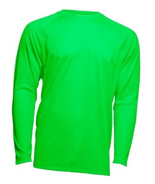 T-SHIRT MĘSKI JHK długi rękaw SPORT LMF lime M
