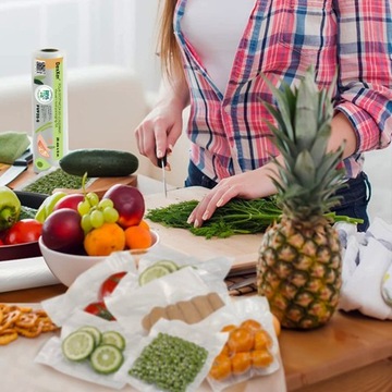 STRONG Фольга с накаткой для вакуумного упаковщика РУКАВ 15см РУЛОН 6м 15х600