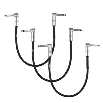 3-Pack Guitar Effect Pedal Instrument Patch Cable