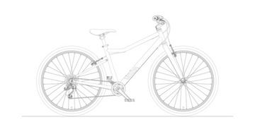 Легкий велосипед для ребенка Woom 6 Red 26 ''