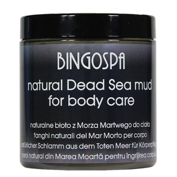 Naturalne błoto z Morza Martwego do ciała black mud 300 ml Bingospa