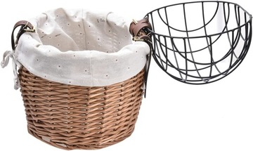 ВЕЛОСИПЕДНАЯ КОРЗИНА ДЛЯ СОБАК И КОШЕК ВЕЛОСИПЕД ПЛЕТЕНЫЙ ПЕРЕВОЗКА ДЛЯ ЖИВОТНЫХ