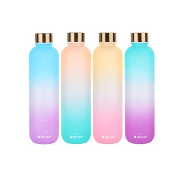 BUTELKA NA WODĘ MAT OMBRE 700ML