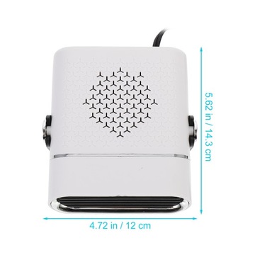 WENTYLATOR OGRZEWNICA SAMOCHODOWA 150 W OBROTOWY PRZENOŚNY YUMSUR