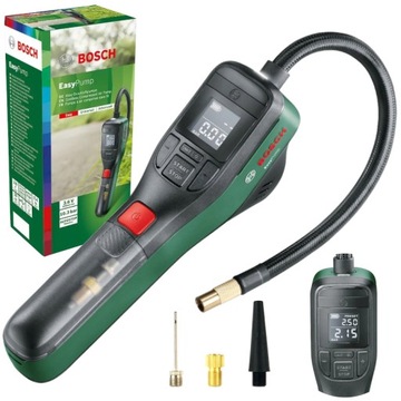 Pompka kompresor akumulatorowy Bosch EasyPump do roweru samochodu piłki