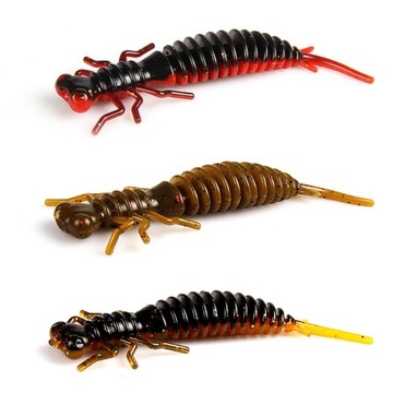 LARWA WAŻKI MIĘKKA PRZYNĘTA GUMA 5cm 3 sztuki OKOŃ