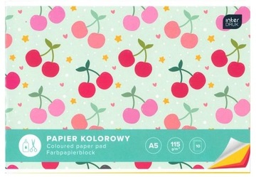 КНИГА ЦВЕТНОЙ БУМАГИ А5 МИКС ИНТЕРПРИНТ