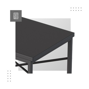 Современный компьютерный стол с книжным шкафом LOFT Mark Adler LEADER 4.0 Black