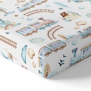 PRZEŚCIERADŁO DO ŁÓŻECZKA 120x60 Z GUMKĄ GRUBA BAWEŁNA 100% PRODUKT POLSKI