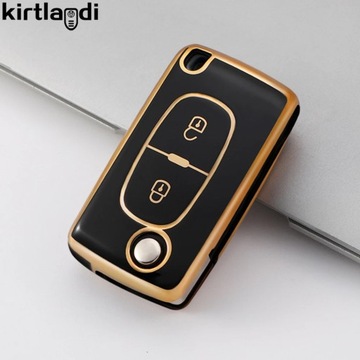 Чехол для дистанционного ключа из ТПУ для Citroen C2 C3 C4 Picasso C5 C Crosser Ber