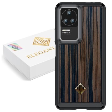Pouzdro Pro Xiaomi Poco F4 Kryt Luxusní Přírodní Dřevo Originální
