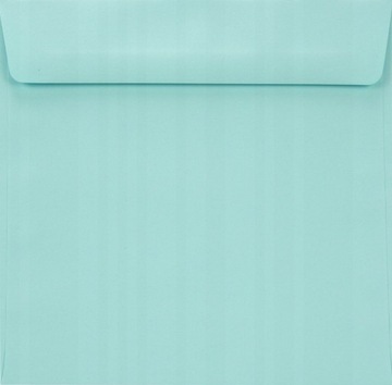 Koperty kwadratowe Burano Azzurro błękitne - 25szt