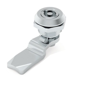 Zamek chromowany do skrzynek gazowych, dwuskrzydłowy 5mm /korpus 18,5mm