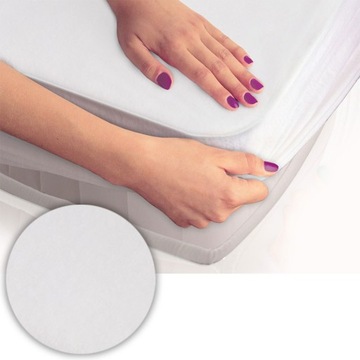 Простыня защитная SMARTCEL 180х200 белая на резинке, водонепроницаемая DARYMEX