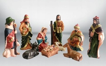 Рождественский вертеп Фигурки для вертепа, 10 штук