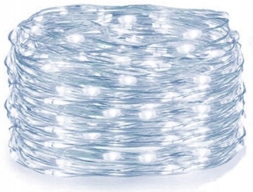 LAMPKI DRUCIKI MIKRO 10 LED Biały zimny