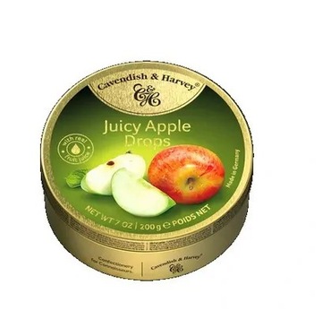Landrynki Cavendish Juicy apple 200g jabłkowe