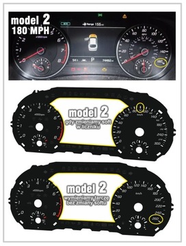 KIA STINGER Циферблаты одометра, замена часов, км/ч