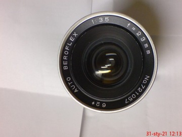Объектив BEROflex 1:3,5 f 23 мм.