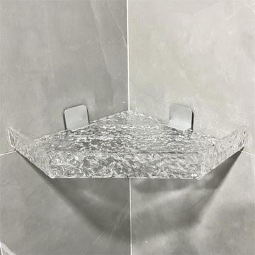 Угловая полка для душа, нержавеющая сталь