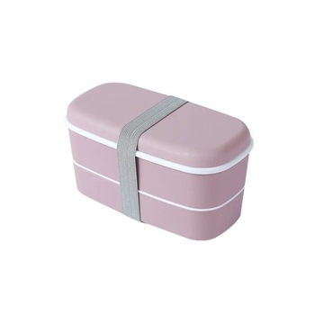New Portable Leak-proof Food Double-layer Bento Box Lunch Box Lunch Box