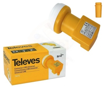 JAKOŚĆ HQ !!! KONWERTER SINGLE Televes 7475