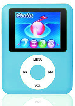 Odtwarzacz MP4 T938 16GB radio głośnik MP3 niebieski