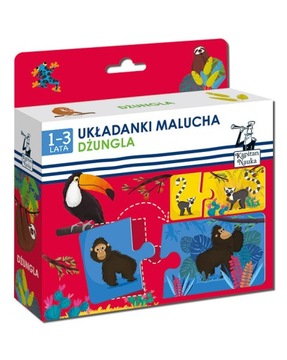 Kapitan Nauka Układanki malucha DŻUNGLA 1-3 lata