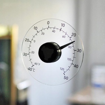 Уличный оконный термометр круглый