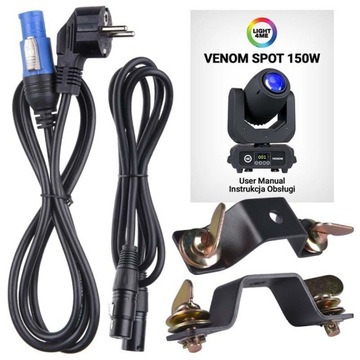LIGHT4ME VENOM SPOT 150W Светодиодная подвижная головка