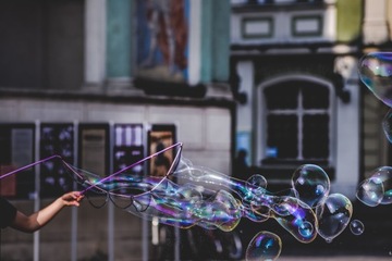 Палка, Палка, Мыльный пузырь, ОБЛАКО ПУЗЫРЕЙ