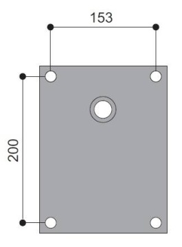 МЕХАНИЗМ СИДЕНЬЯ KKM-13 - синхронный, 2 рычага, сталь 153x200 мм