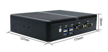 Мини-ПК без вентилятора M3 2955U VGA HDMI LAN RS USB Linux/Windows/маршрутизатор
