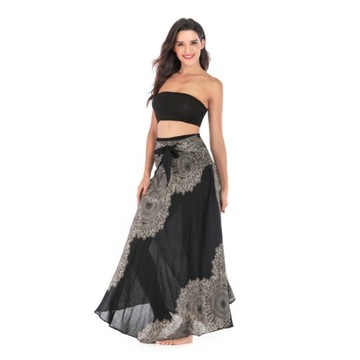 СТИЛЬНАЯ, ЛЕТЕЮЩАЯ, ДЛИННАЯ ЖЕНСКАЯ ЮБКА-МАКСИ ДО ЩИЛИЩА В БОХО