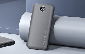 Powerbank LDNIO PQ10, 2xUSB, USB-C, 22,5 Вт PD, QC 3.0, 10 000 мАч, светодиод