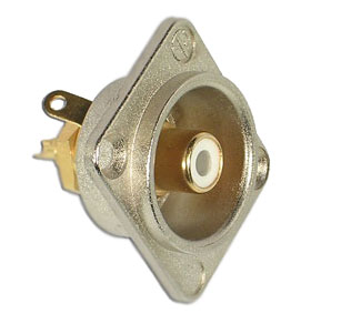 Gniazdo RCA(cinch) Montowane Do Obudowy