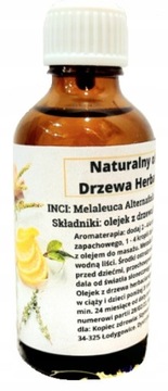 Naturalny olejek z DRZEWA HERBACIANEGO naturalny olej HERBACIANY 50ml