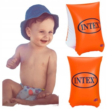RĘKAWKI DO PŁYWANIA INTEX pomarańczowe 3-6 lat