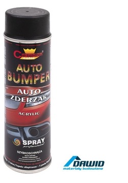 FARBA DO ZDERZAKÓW SPRAY CZARNY MAT 500ML ZDERZAK