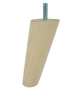 Noga skośna nóżki bukowe 10 cm buk nóżka surowa