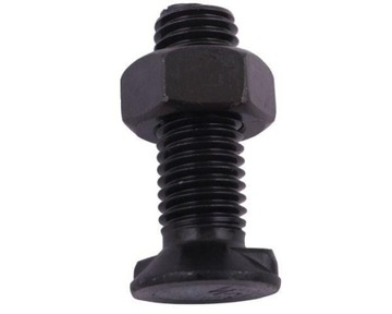 Śruba kpl. płużna dwunoskowa M12x35 mm kl.12.9 War