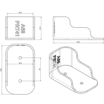 КОРПУС КРЫШКА ДЛЯ БЕСПРОВОДНОГО ЗВОНКА SIMPLIT A68