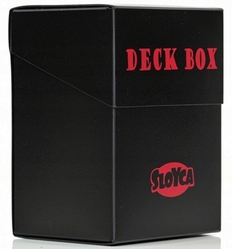 SLOYCA DECK BOX PUDEŁKO NA KARTY DO GRY CZARNE