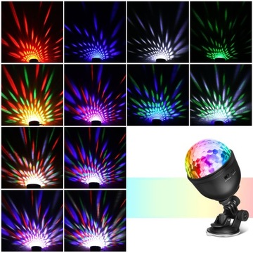 ДИНАМИЧЕСКИЙ СВЕТОВОЙ ЭФФЕКТ, USB-ДИСКОТЕЧНЫЕ ЛАМПЫ RGB С ДИСТАНЦИОННЫМ УПРАВЛЕНИЕМ, ДЛЯ ВЕЧЕРИНКИ