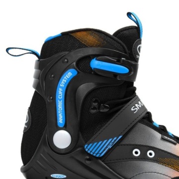 Роликовые коньки SMJ SPORT размер 43 ABEC-9 резиновые колеса