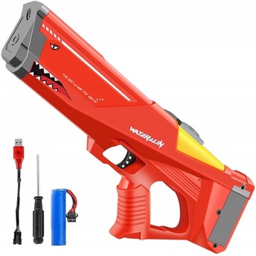 PISTOLET NA WODĘ ELEKTRYCZNY MIOTACZ DLA DZIECI AK