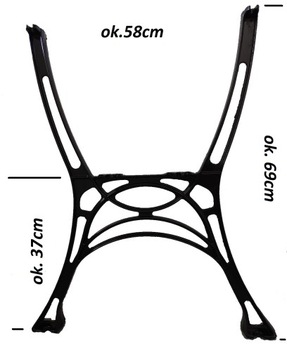 НОЖКА, НОЖКИ ДЛЯ САДОВЫХ СТОЛОВ, ПРОЧНЫЙ АЛЮМИНИЙ